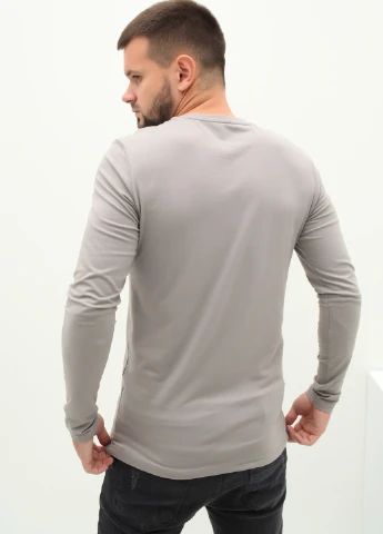 Лонгслів Tommy Life сірий кежуали