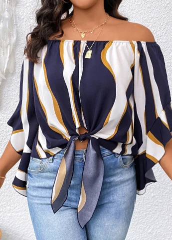 Комбінована блуза SHEIN