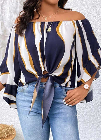Комбінована блуза SHEIN