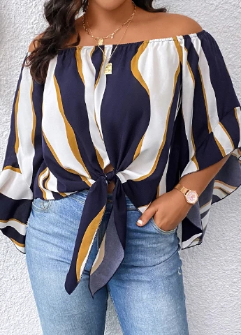 Комбінована блуза SHEIN