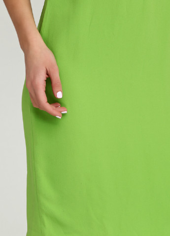 Салатовое кэжуал платье Ralph Lauren однотонное