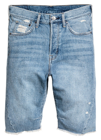 Шорты джинсовые H&M синие джинсовые