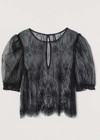 Чёрная блуза H&M