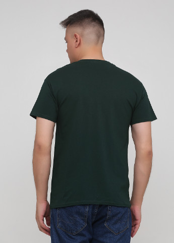 Темно-зелена футболка Hanes