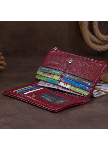 Жіночий шкіряний гаманець 18,5х9х1,5 см st leather (229460644)