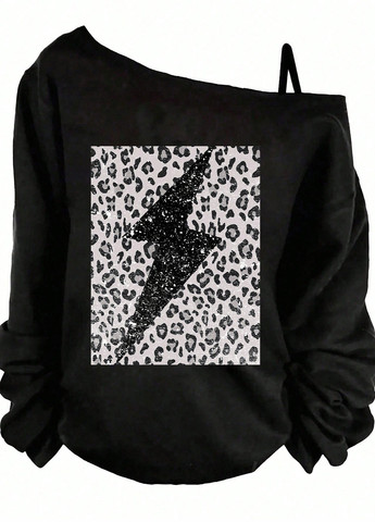 Чорна блуза SHEIN