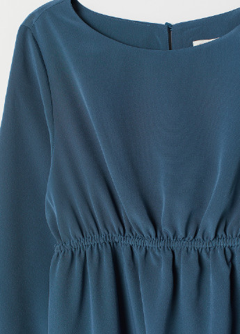 Морской волны кэжуал платье для беременных в стиле ампир H&M однотонное