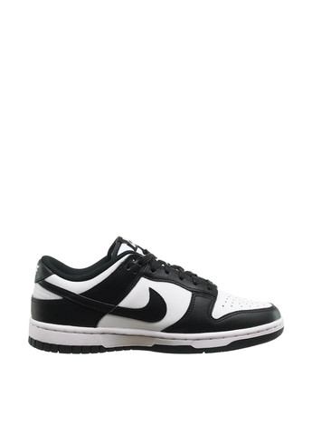 Кроссовки DD1503-101 Nike W DUNK LOW чёрно-белые демисезоны (311947977)