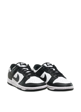 Кроссовки DD1503-101 Nike W DUNK LOW чёрно-белые демисезоны (311947977)