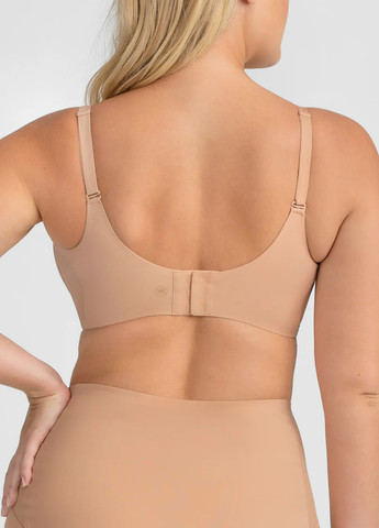 Бежевий безшовний бюстгальтер Honeylove без кісточок нейлон