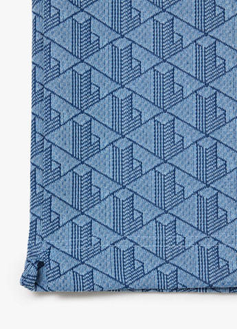 Серо-голубой футболка-поло для мужчин Lacoste с логотипом