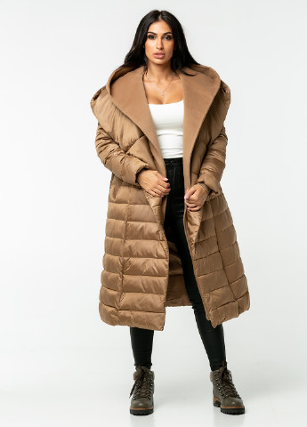 Світло-коричнева зимня куртка Icon