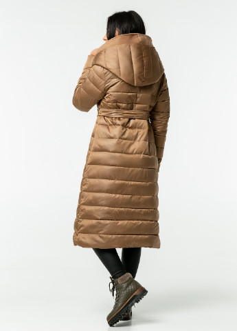 Светло-коричневая зимняя куртка Icon