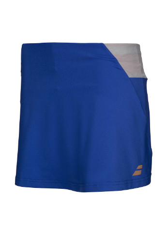 Светло-синяя спортивная с логотипом юбка Babolat мини