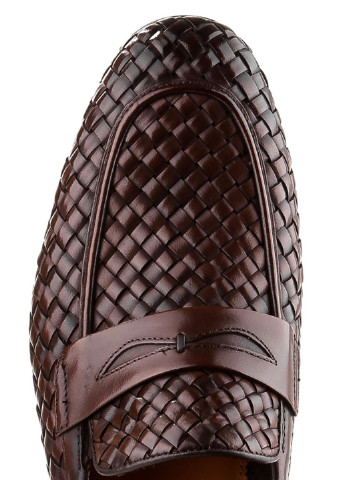 Темно-коричневые кэжуал туфли Le'BERDES без шнурков