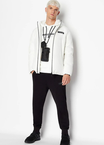 Біла зимня куртка Armani Exchange
