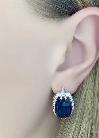Серьги Silver Flame (233883681)