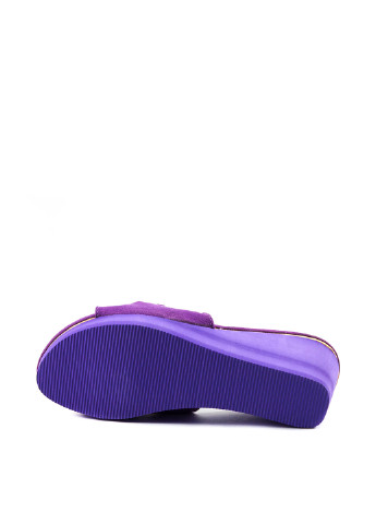 Фиолетовые шлепанцы Bitis с бантом