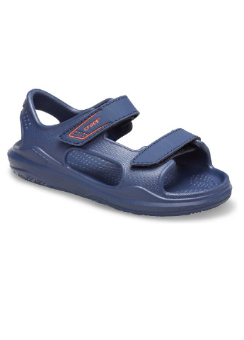 Синие кэжуал сандалии Crocs