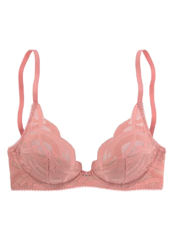 Рожевий бюстгальтер Nuance з кісточками поліестер, поліамід, еластан