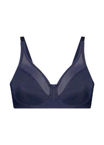 Темно-синій мінімайзер бюстгальтер Hunkemoller з кісточками поліестер