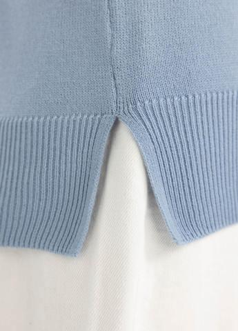 Светло-голубой демисезонный свитер джемпер DeFacto