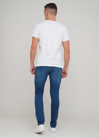 Синие демисезонные слим джинсы Trend Collection