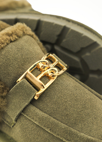 Respect Туфли лоферы зеленый з натуральная замша, украина — демисезон (306619523)