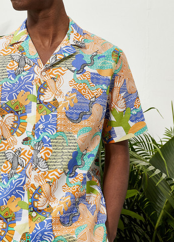 Цветная кэжуал рубашка с рисунком KOTON
