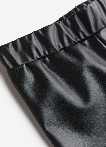 Черные демисезонные леггинсы H&M