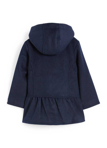 Темно-синє демісезонне Пальто однобортне C&A