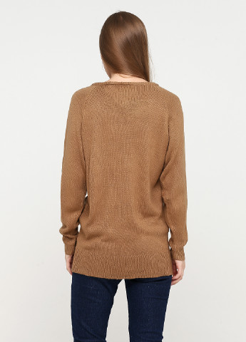Темно-бежевый демисезонный пуловер пуловер CHD