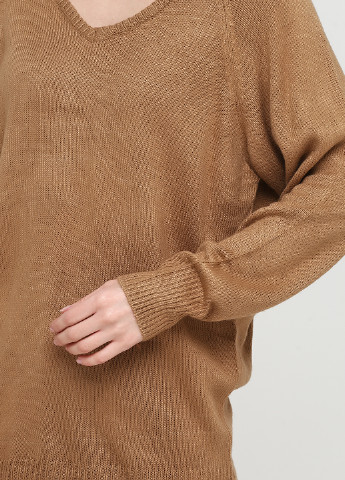 Темно-бежевый демисезонный пуловер пуловер CHD