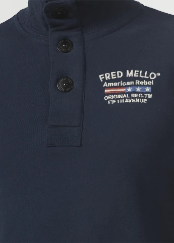 Синий зимний кофта Fred Mello