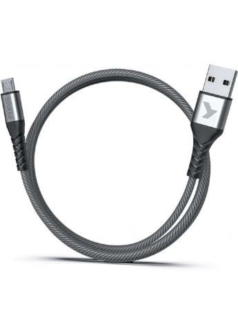 Дата кабель (4897058531145) Pixus usb 2.0 am to micro 5p 1.0m flex gray (239382856)