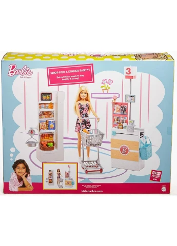 Ігровий набір Barbie Supermarket, Blonde Барбі Супермаркет (FRP01) Mattel (255665020)