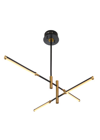 Современная светодиодная люстра BL-761С/25W WW BK/G Brille (251891734)