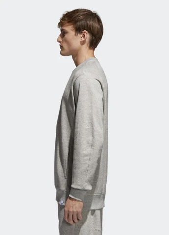 Світло-сірий свитшот adidas меланж (75675811)