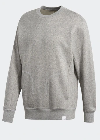 Світло-сірий свитшот adidas меланж (75675811)