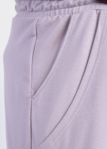 Светло-лиловые спортивные демисезонные зауженные брюки Promin