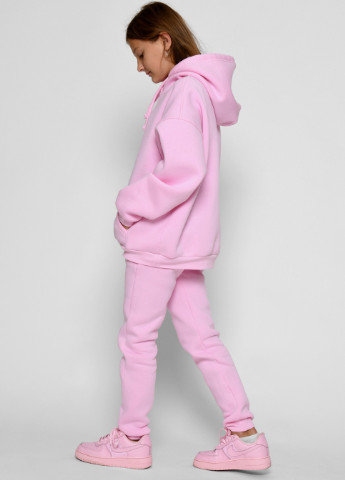 Розовый демисезонный подростковый спортивный костюм Carica