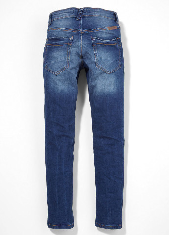 Синие демисезонные зауженные джинсы S.Oliver