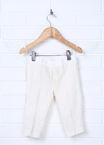 Белые кэжуал летние зауженные брюки 1 Classe