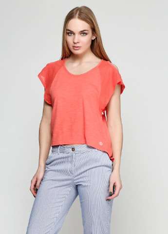 Оранжевая летняя футболка Element