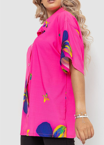 Розовая кэжуал рубашка с цветами Ager