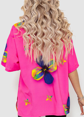 Розовая кэжуал рубашка с цветами Ager