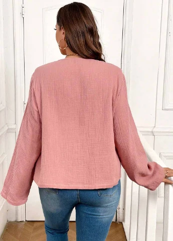 Розовая блуза SHEIN