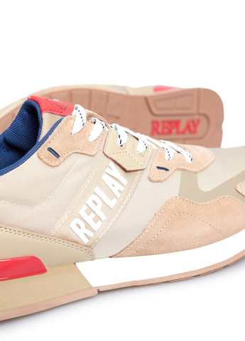 Бежевые демисезонные кроссовки Replay