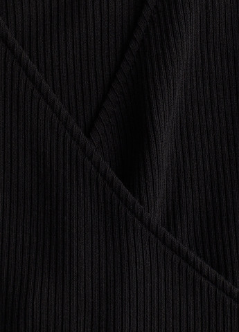 Чорна блуза для вагітних на запах H&M