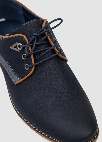 Темно-синие классические, кэжуал туфли Paliament на шнурках